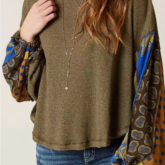 We The Free Multicolor Blouse - Picture 1 of 5